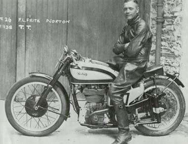 Freddie Frith on 1938 TT Bike